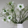Faux Nigella Spray White - 65cm