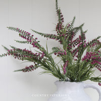 Faux Salvia Spray Pink - 54cm