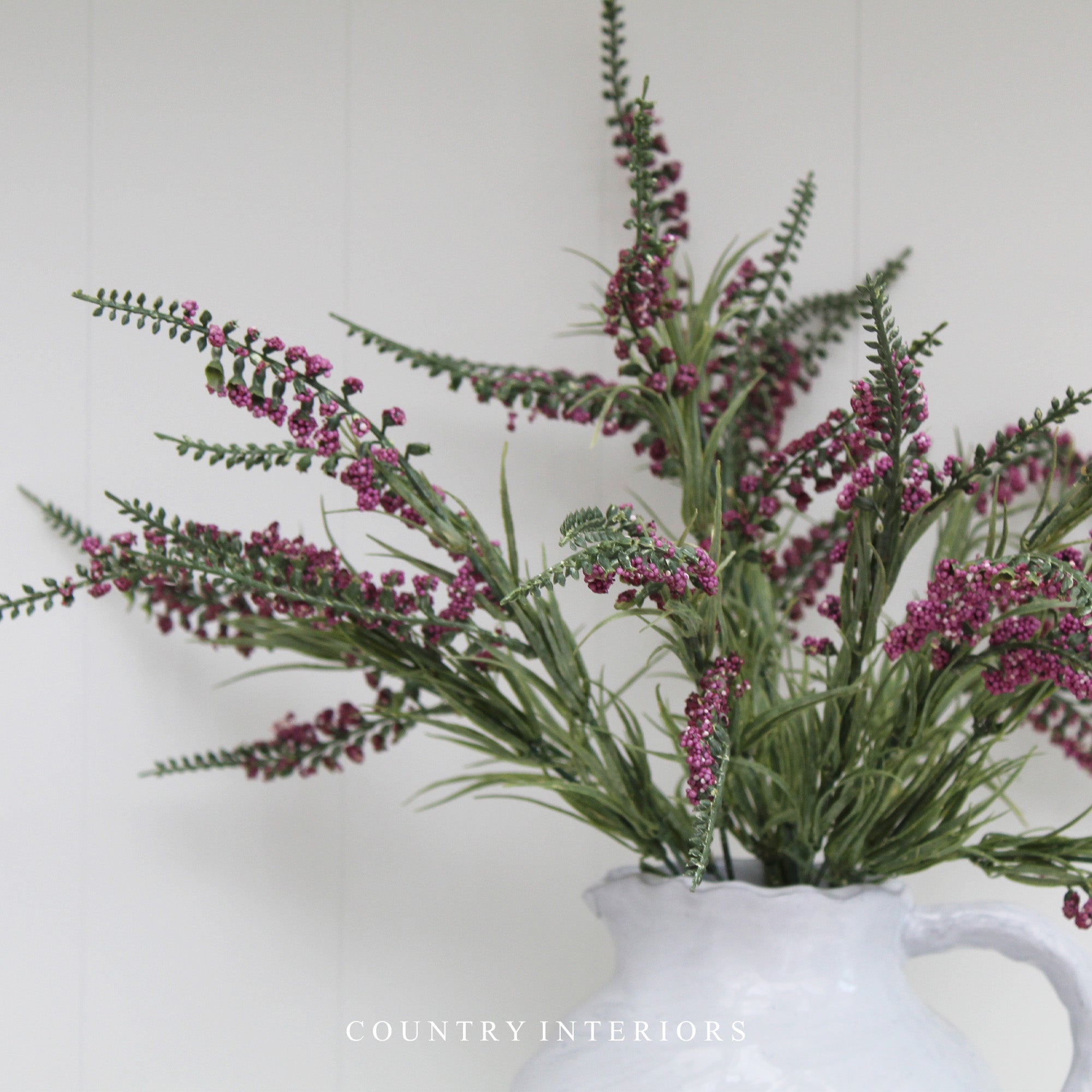 Faux Salvia Spray Pink - 54cm