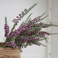 Faux Salvia Spray Pink - 54cm