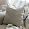 Crown Cushion in Ecru - 50x50cm