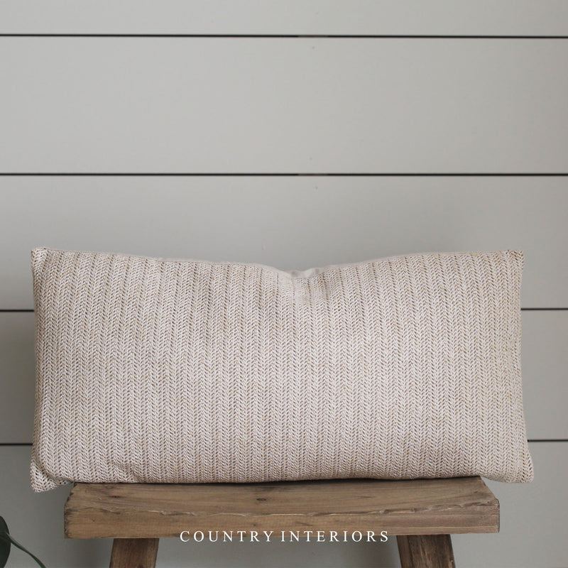 Alstone Cushion in Cream - 60x30cm