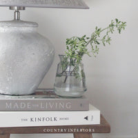 Elegant Glass Bud Vase - 11cm