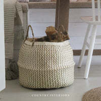 Large Seagrass Storage Basket