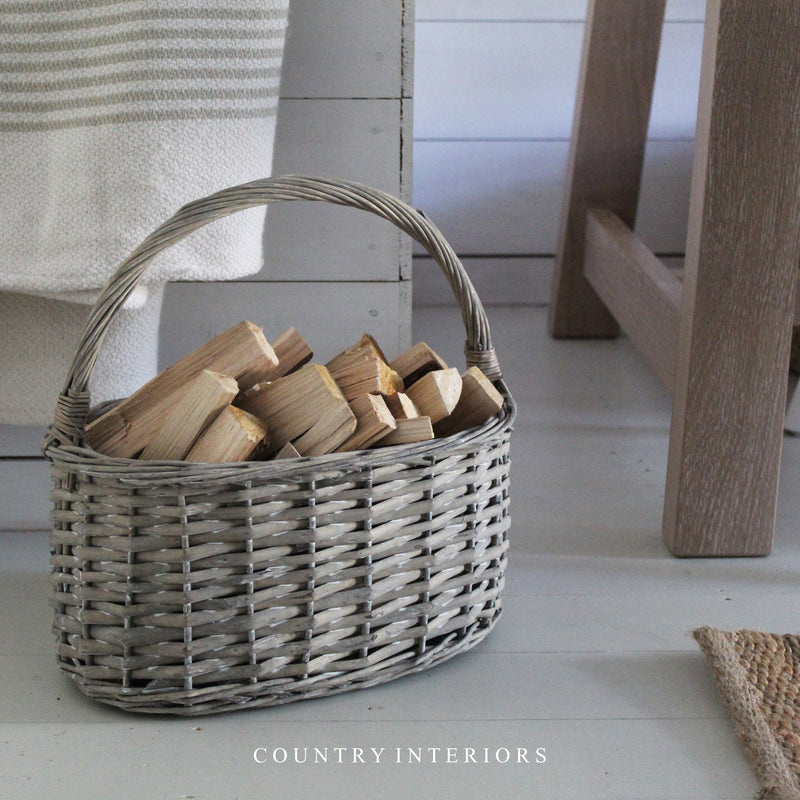 Oval Basket with Handle
