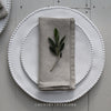 Stonewashed Linen Napkin in Taupe - Set of Four