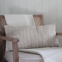 Witcombe Cushion in Light Brown - 60x30cm