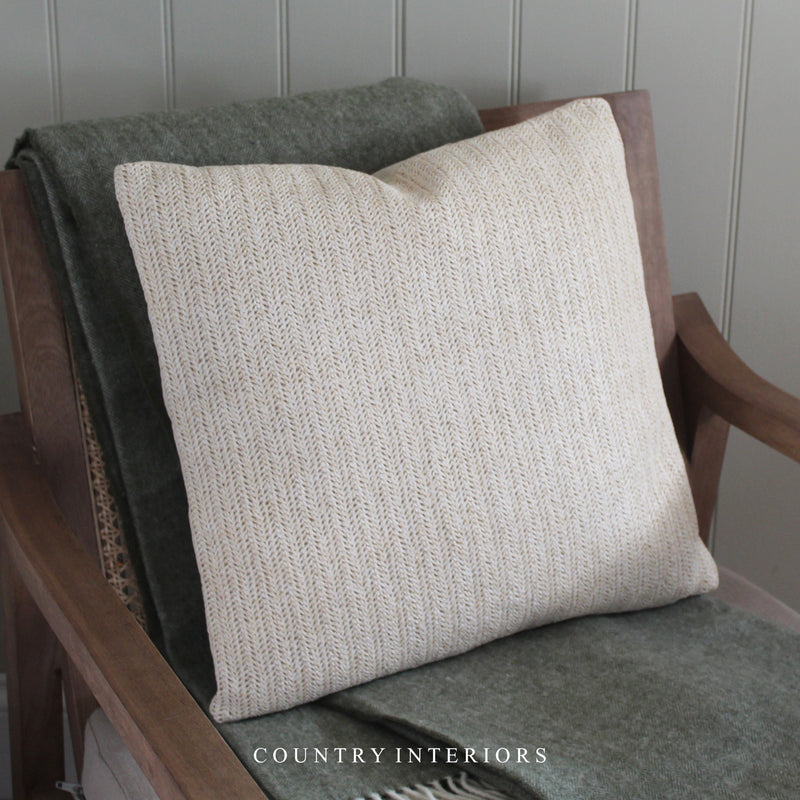 Alstone Cushion in Cream - 43x43cm