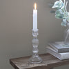 Florence Glass Candle Holder - 20cm
