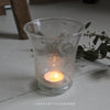 Bubble Glass Hurricane Candle Holder