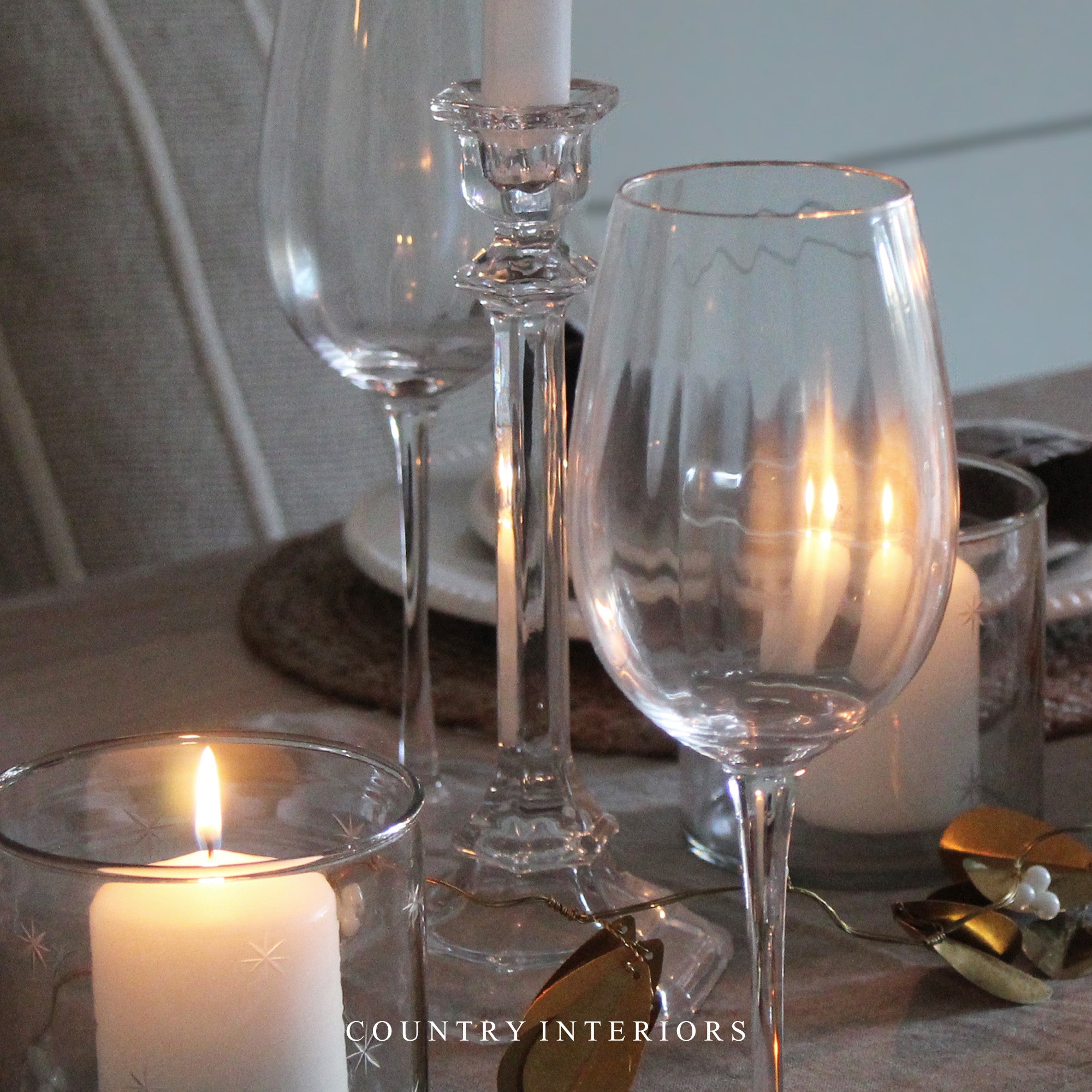 Set of Four Jolie Glasses - Two Sizes