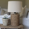 Southam Rope-Effect Lamp with Natural Shade