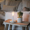 Ceramic Candle Holder in White