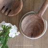 Stoneware Spoon Rest in Milk White