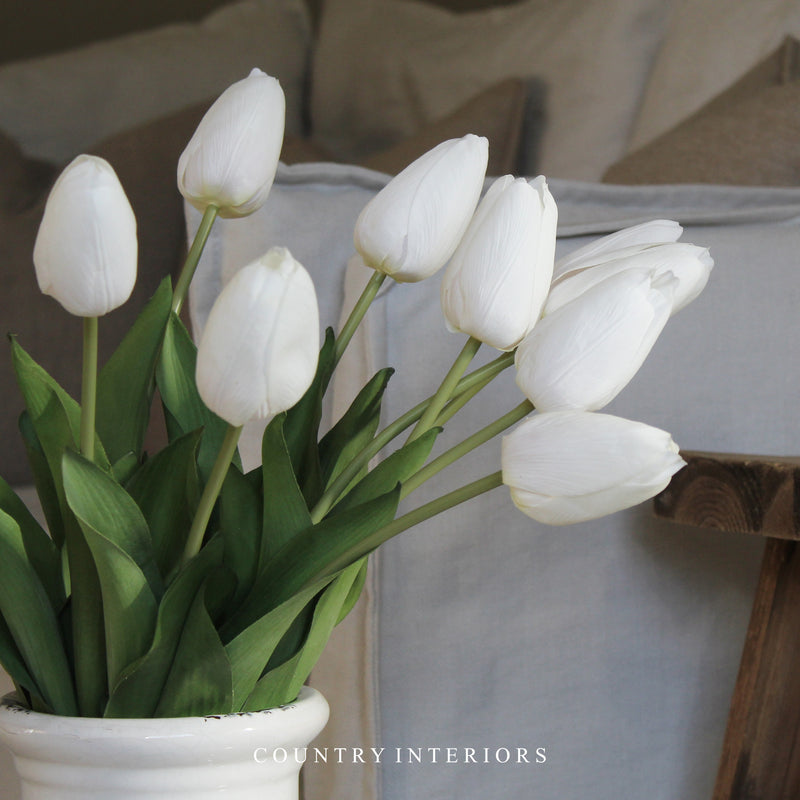 White Tulip Stem - 67cm