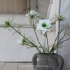 Faux Nigella Spray White - 65cm