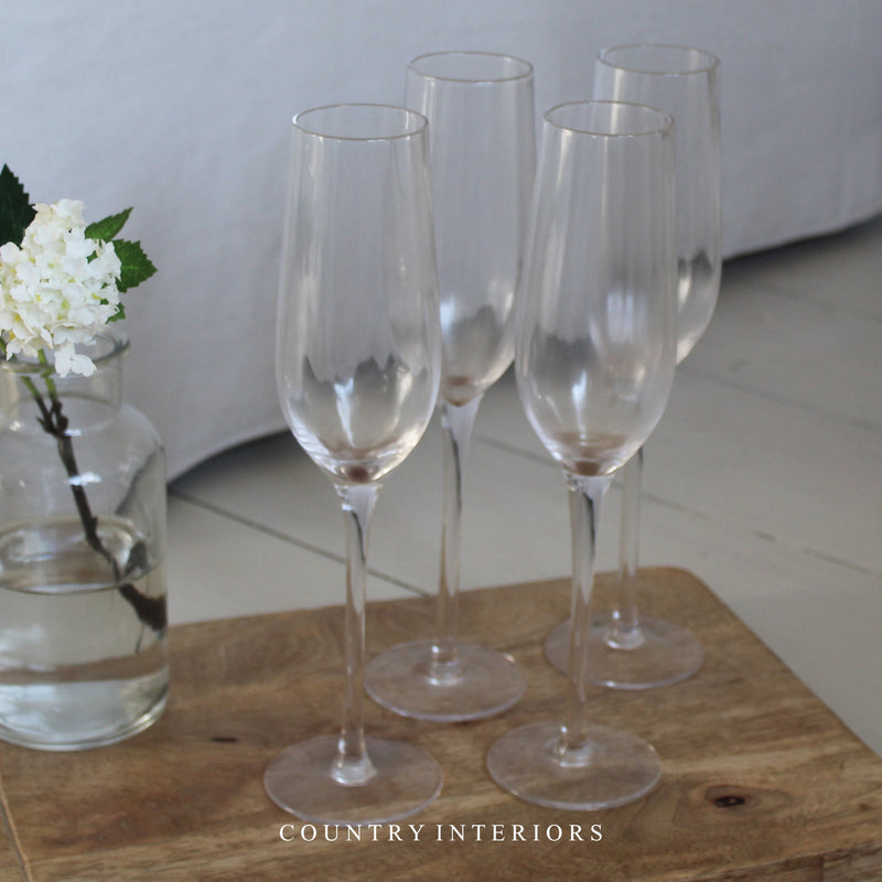Set of Four Jolie Glasses - Two Sizes