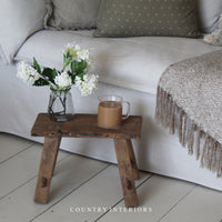 Small Rustic Handmade Stool