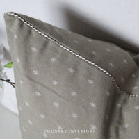 Bee Printed Cushion in Sage - 45 x 45cm