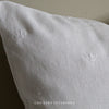Embroidered Bee Linen Cushion Feather Inner